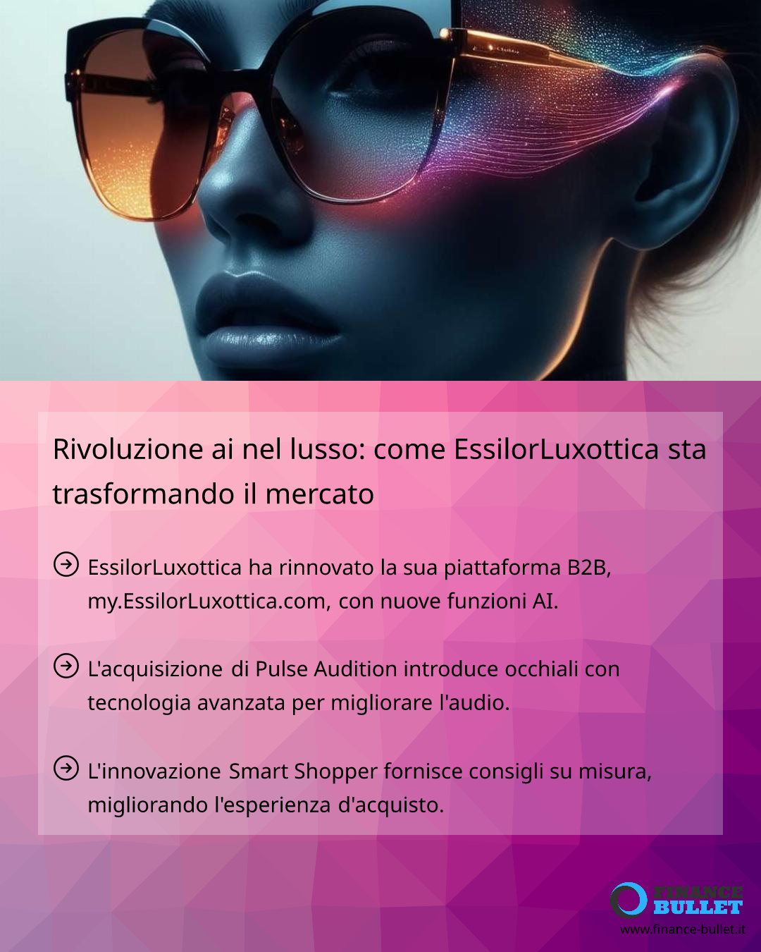 Rivoluzione ai nel lusso: come EssilorLuxottica sta trasformando il ...